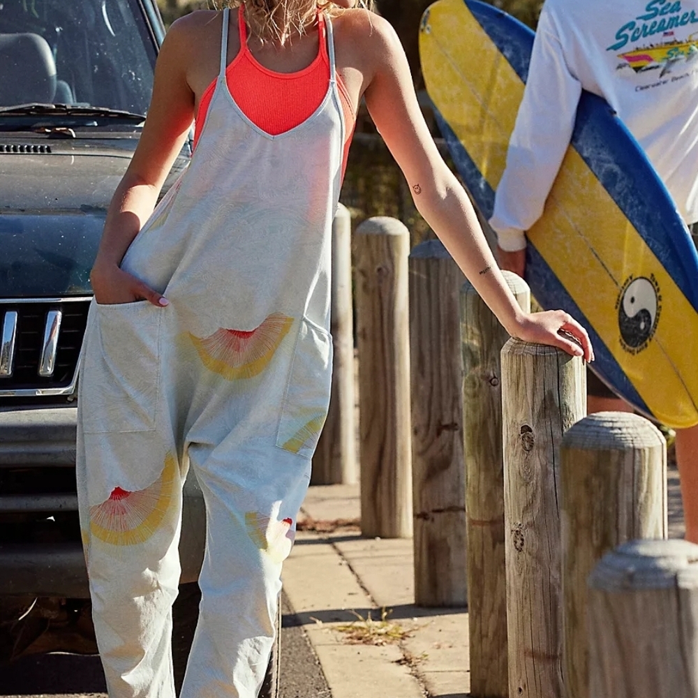 Free People Jumpsuit Relaxed Fit NWOT